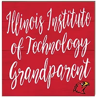 Illinois Tech Scarlet Hawks 10'' x 10'' Grandparent Plaque
