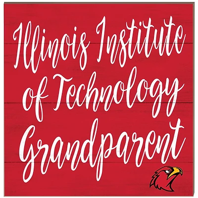 Illinois Tech Scarlet Hawks 10'' x 10'' Grandparent Plaque
