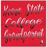 Keene State Owls 10'' x 10'' Grandparent Plaque