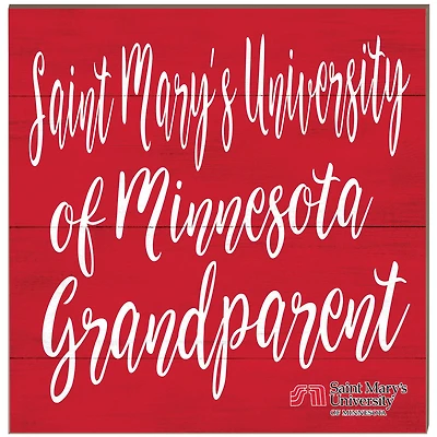 St. Mary's Cardinals 10'' x 10'' Grandparent Plaque