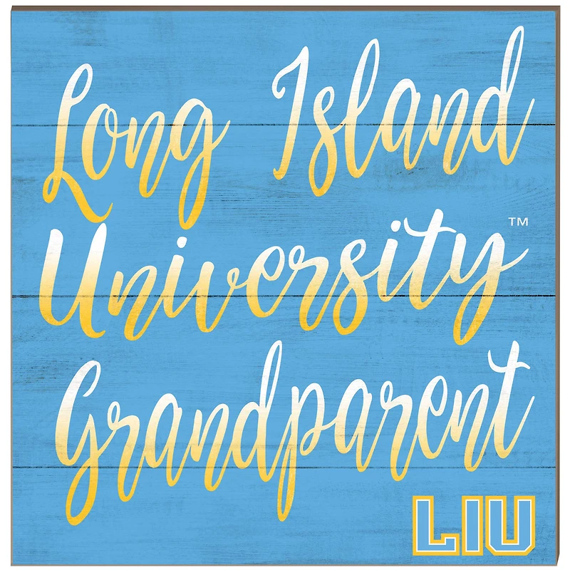 LIU Sharks 10'' x 10'' Grandparent Plaque