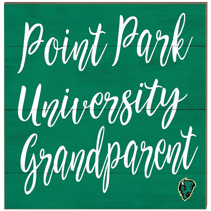 Point Park Pioneers 10'' x 10'' Grandparent Plaque