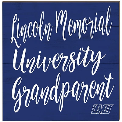 Lincoln Memorial Railsplitters 10'' x 10'' Grandparent Plaque