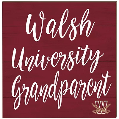 Walsh Cavaliers 10'' x 10'' Grandparent Plaque