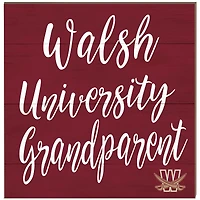 Walsh Cavaliers 10'' x 10'' Grandparent Plaque