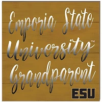 Emporia State Hornets 10'' x 10'' Grandparent Plaque
