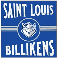 Saint Louis Billikens 10" x 10" Retro Team Sign