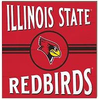 Illinois State Redbirds 10" x 10" Retro Team Sign