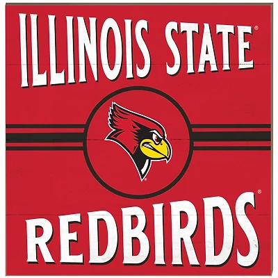 Illinois State Redbirds 10" x 10" Retro Team Sign