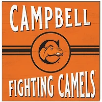 Campbell Fighting Camels 10" x 10" Retro Team Sign