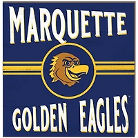 Marquette Golden Eagles 10" x 10" Retro Team Sign