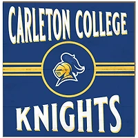 Carleton Knights 10" x 10" Retro Team Sign