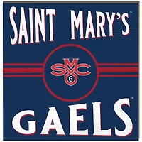 Saint Mary's Gaels 10" x 10" Retro Team Sign