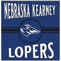 Nebraska-Kearney Lopers 10" x 10" Retro Team Sign