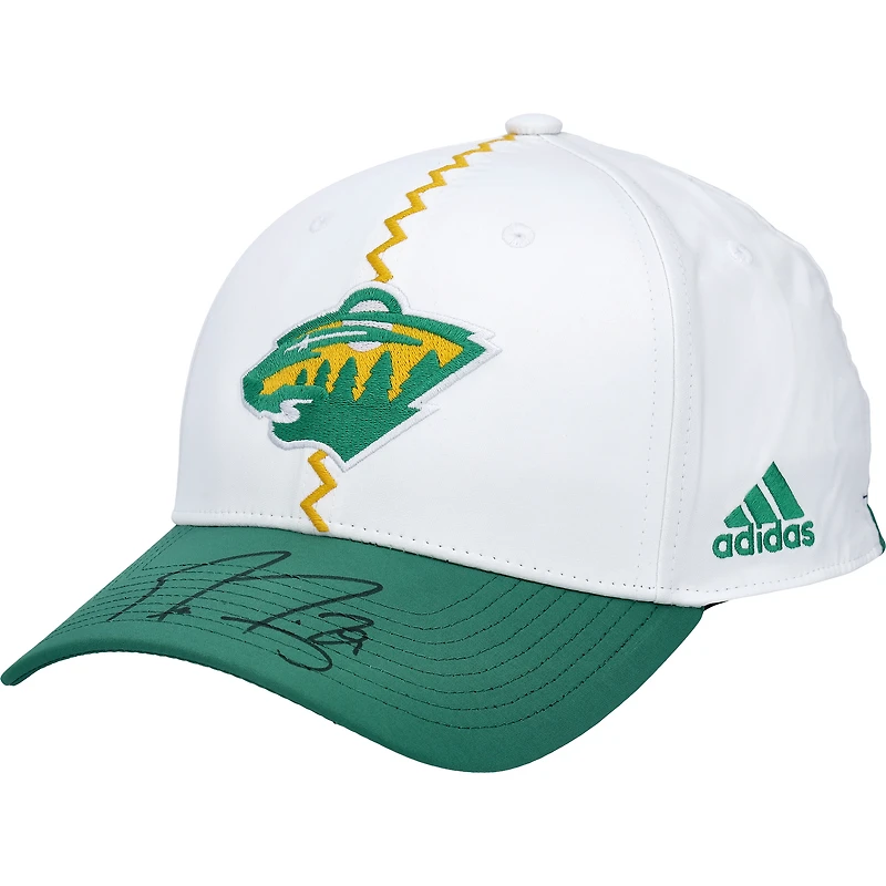 Marc-Andre Fleury Minnesota Wild Autographed 2022-23 Reverse Retro Cap