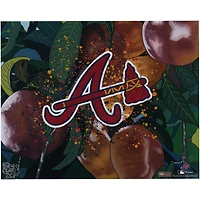 Atlanta Braves 16" x 20" Photo Print - Designed and Signed by Artist Maz Adams - Limited Edition of 25