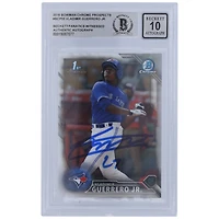 Vladimir Guerrero Jr. Toronto Blue Jays Autographed 2016 Bowman Chrome Prospects 1st Bowman #BCP55 Beckett Fanatics Witnessed Authenticated 10 Card
