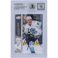 Morgan Geekie Seattle Kraken Autographed 2021-22 Upper Deck Extended Series #693 Beckett Fanatics Witnessed Authenticated Card