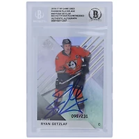 Ryan Getzlaf Anaheim Ducks Autographed 2016-17 Upper Deck SP Game Used Rainbow Player Age #48 #91/231 Beckett Fanatics Witnessed Authenticated 10 Card