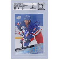 K'Andre Miller New York Rangers Autographed 2020-21 Upper Deck Young Guns #469 Beckett Fanatics Witnessed Authenticated / Rookie Card
