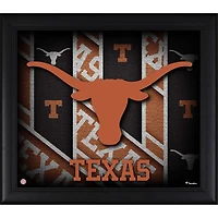 Texas Longhorns Framed 15" x 17" Team Threads Collage