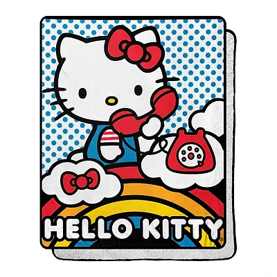 The Northwest Group Hello Kitty 40'' x 50'' Silk Touch Sherpa Throw Blanket