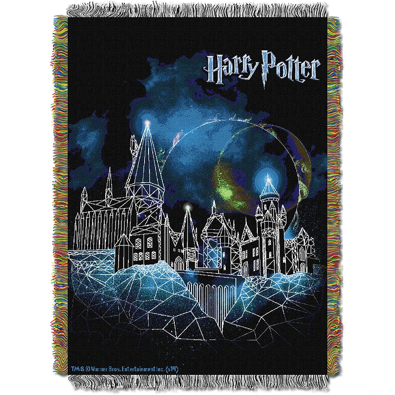 The Northwest Group Harry Potter Hogwarts 46'' x 60'' Woven Tapestry Throw Blanket