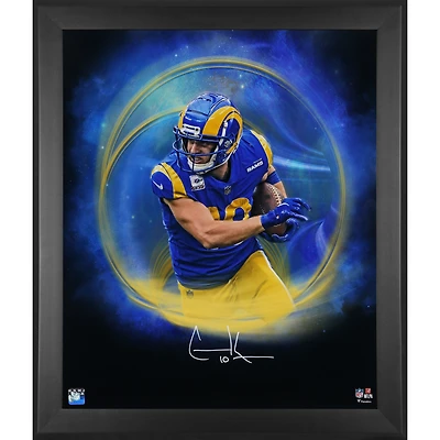 Cooper Kupp Los Angeles Rams Framed Autographed 20" x 24" In Focus Photograph