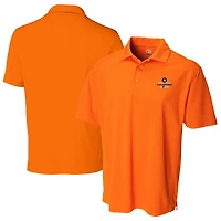 Men's Cutter & Buck Orange Houston Astros 2022 World Series Champions Team DryTec Genre Textured Solid Polo