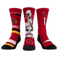 Youth Rock Em Socks Kyler Murray Arizona Cardinals Three-Pack Crew Socks Set