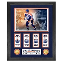 Highland Mint Wayne Gretzky Edmonton Oilers 18'' x 22'' Four-Time Stanley Cup Champions Photo Mint