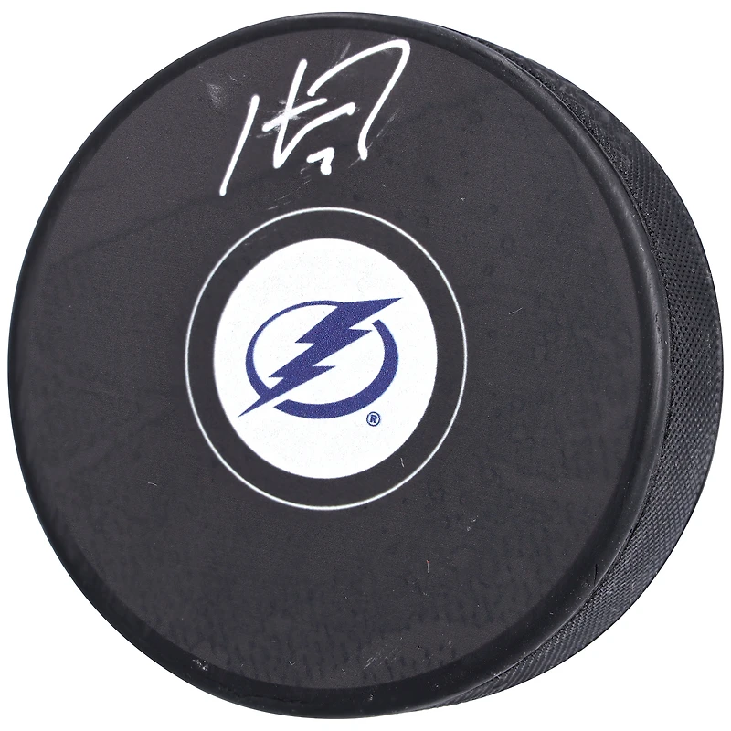 Haydn Fleury Tampa Bay Lightning Autographed Hockey Puck