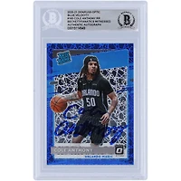 Cole Anthony Orlando Magic Autographed 2020-21 Panini Donruss Optic Blue Velocity Prizm #165 Beckett Fanatics Witnessed Authenticated Rookie Card