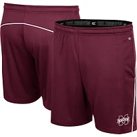 Men's Colosseum Maroon Mississippi State Bulldogs Laws of Physics Shorts