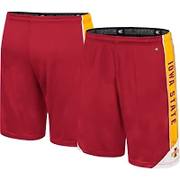 Men's Colosseum Cardinal Iowa State Cyclones Haller Shorts