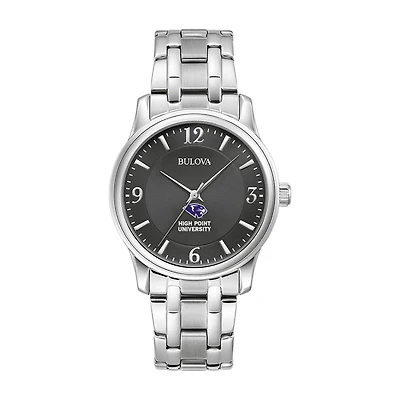 Bulova Black High Point Panthers Stainless Steel Corporate Collection Watch