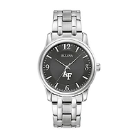 Bulova Black Air Force Falcons Stainless Steel Corporate Collection Watch