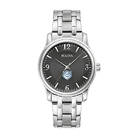 Bulova Black Saint Louis Billikens Stainless Steel Corporate Collection Watch