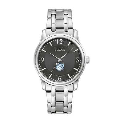 Bulova Black Saint Louis Billikens Stainless Steel Corporate Collection Watch
