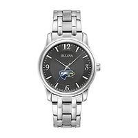 Bulova Black Emory Eagles Stainless Steel Sport Classic Watch