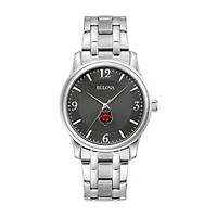Bulova Black Arkansas State Red Wolves Stainless Steel Corporate Collection Watch