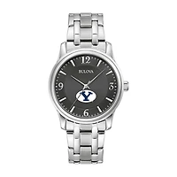 Bulova Black BYU Cougars Stainless Steel Corporate Collection Watch