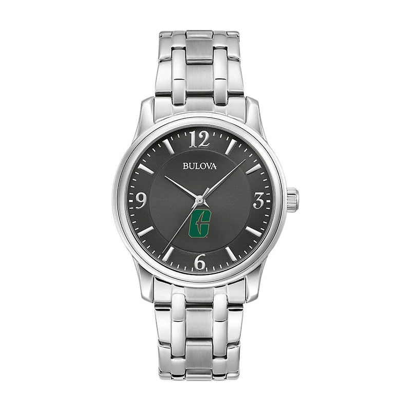 Bulova Black Charlotte 49ers Stainless Steel Corporate Collection Watch