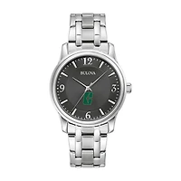 Bulova Black Charlotte 49ers Stainless Steel Corporate Collection Watch
