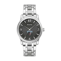 Bulova Black Maine Black Bears Stainless Steel Sport Classic Watch