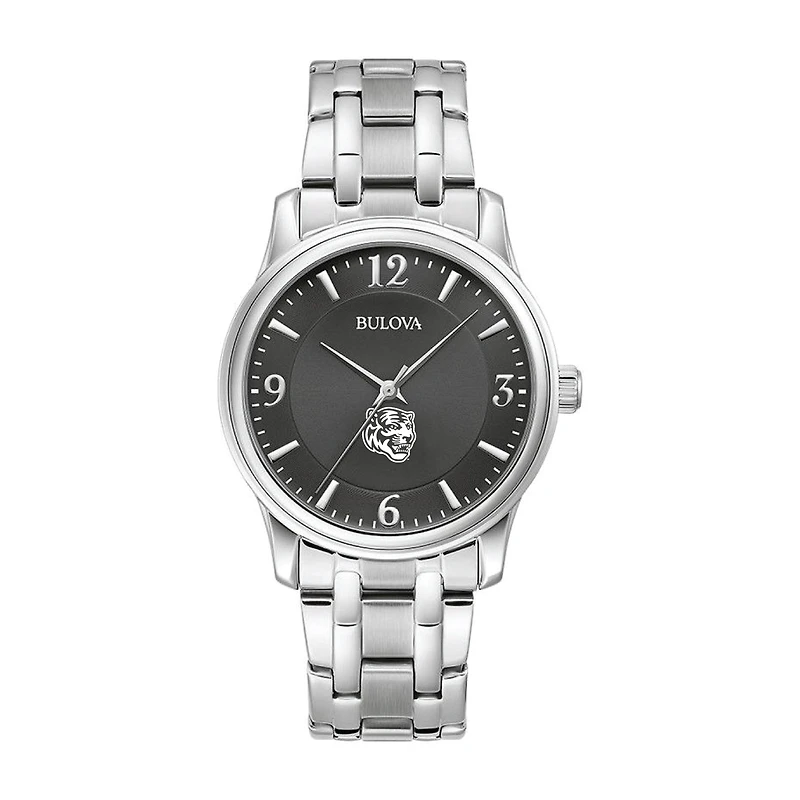 Bulova Black Memphis Tigers Stainless Steel Corporate Collection Watch