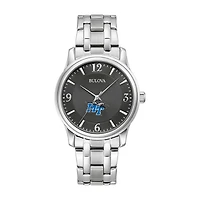 Bulova Black MTSU Blue Raiders Stainless Steel Corporate Collection Watch