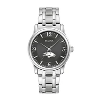 Bulova Black Nevada Wolf Pack Stainless Steel Corporate Collection Watch