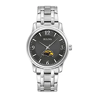 Bulova Black Southern Miss Golden Eagles Stainless Steel Corporate Collection Watch