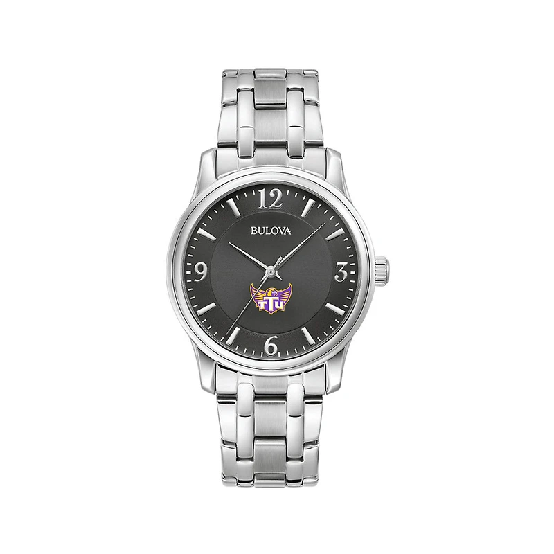 Bulova Black Tennessee Tech Golden Eagles Stainless Steel Corporate Collection Watch